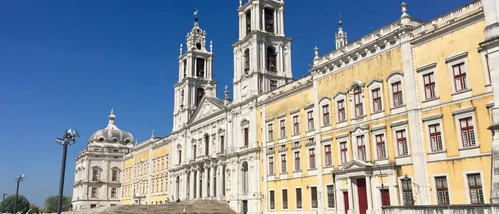 Front view of the Palace of Mafra