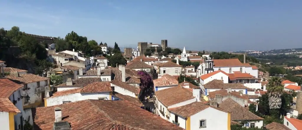 The medieval village of Óbidos with its cozy streets